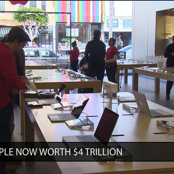 An Apple a day: Tech company joins $4 trillion club